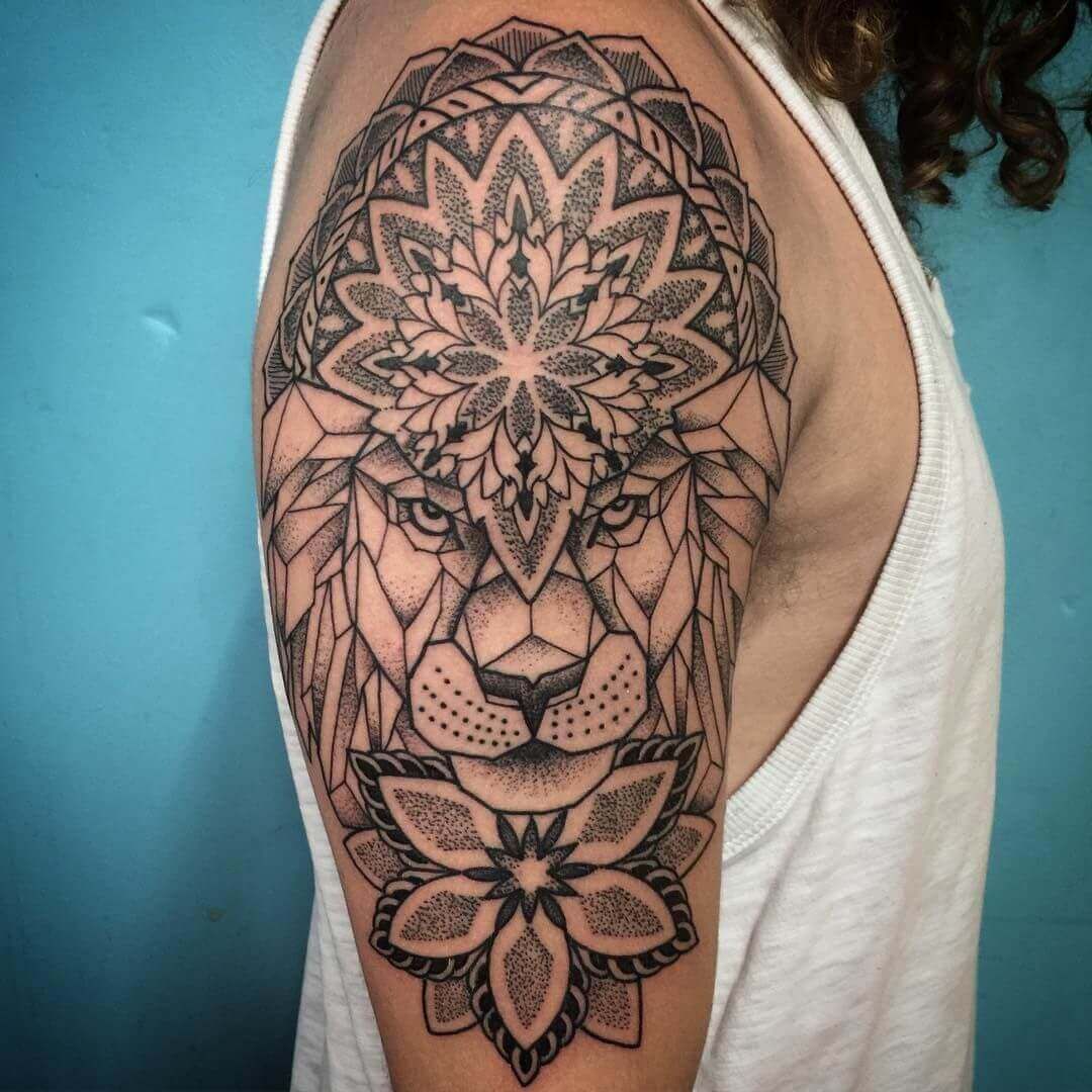 14+ Mandala & Lion Tattoo Designs