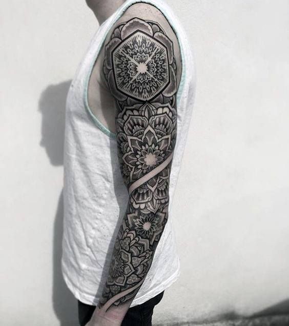 63 Mandala Tattoo Designs for Men