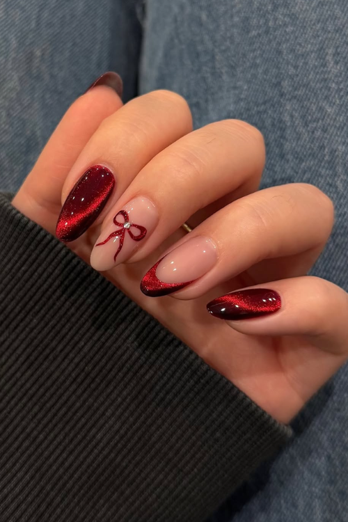 30 Shiny & Stunning Cat Eye Nails That Are Basically a Mani Mic Drop!