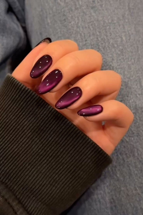 30 Shiny & Stunning Cat Eye Nails That Are Basically a Mani Mic Drop!