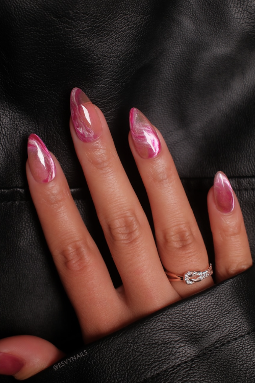 30 Shiny & Stunning Cat Eye Nails That Are Basically a Mani Mic Drop!