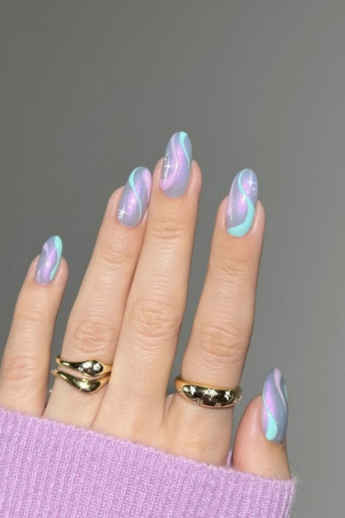 30 Shiny & Stunning Cat Eye Nails That Are Basically a Mani Mic Drop!