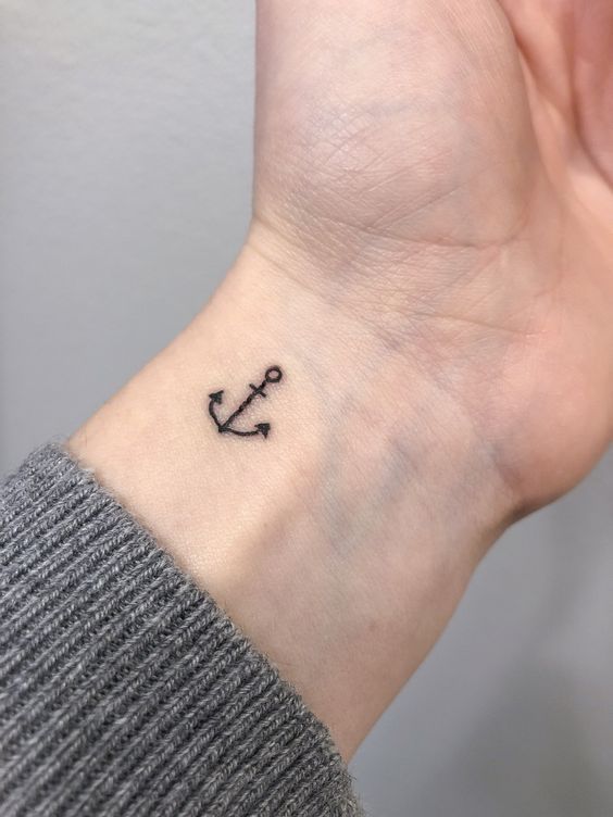 Anchor Wrist Tattoo | 40 Stylish Wrist Tattoos For Men - PROJAQK