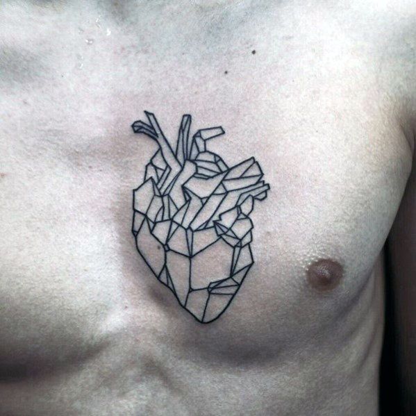 51 Small Chest Tattoos for Guys