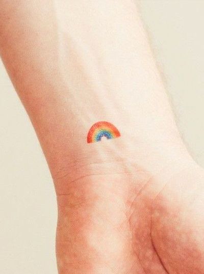 11 Rainbow Tattoos That Are So Pretty They'll Make Your Heart Sing