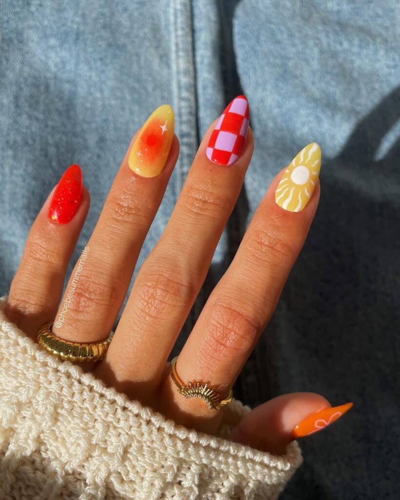 August Weather Nails