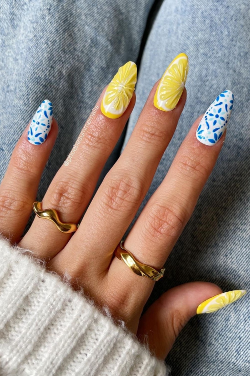 32 Tropical Summer Nails That’ll Have Your Hands Lookin’ Like a Piña Colada Dream