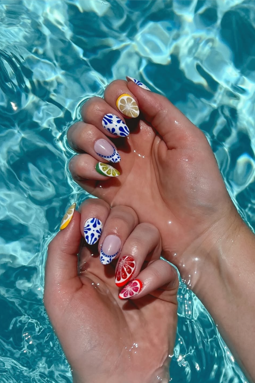 32 Tropical Summer Nails That’ll Have Your Hands Lookin’ Like a Piña Colada Dream