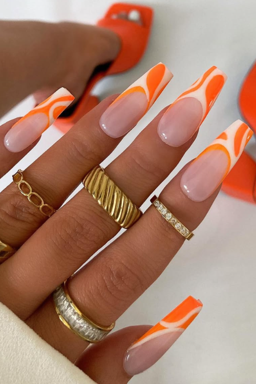 33 Juicy & Jaw-Dropping Orange Nails You’ll Literally Be Obsessed With