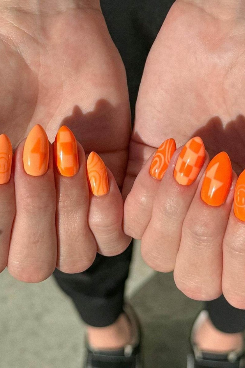 33 Juicy & Jaw-Dropping Orange Nails You’ll Literally Be Obsessed With