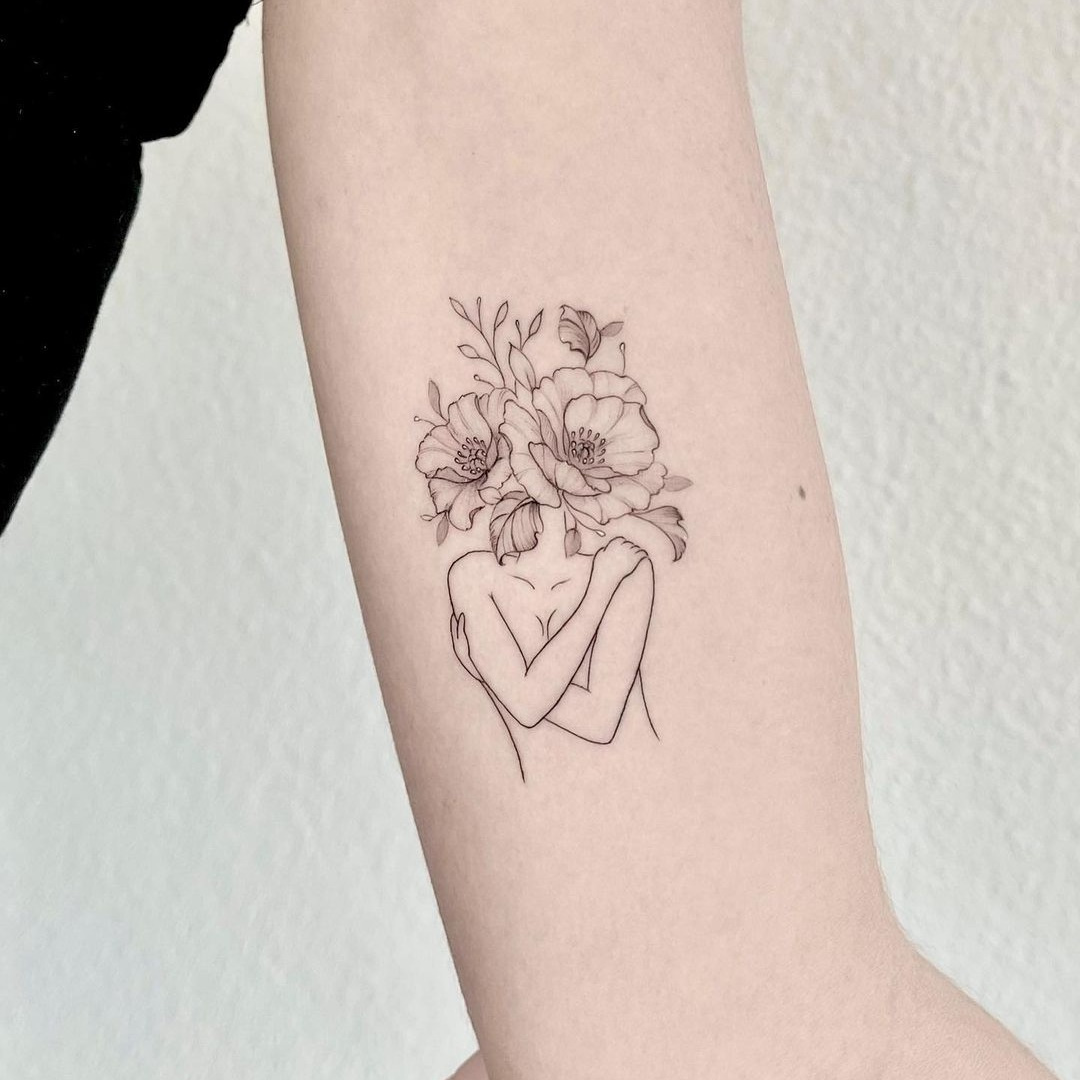 Self-love fine art tattoo
