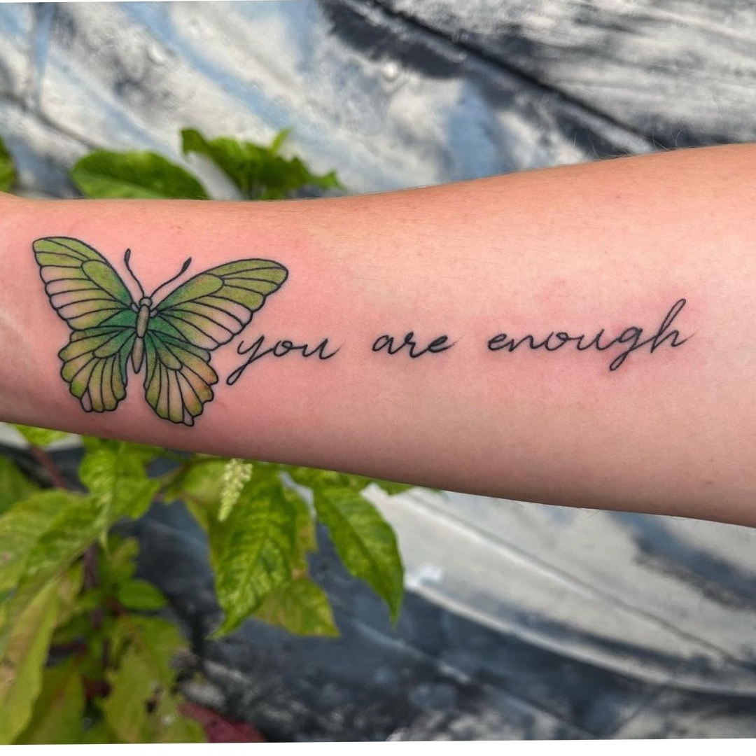 Self-worth tattoo