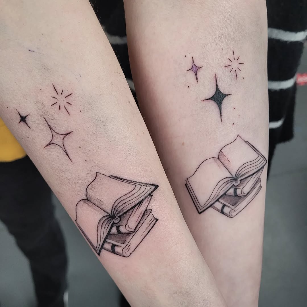 Symbolic connection through literary tattoos