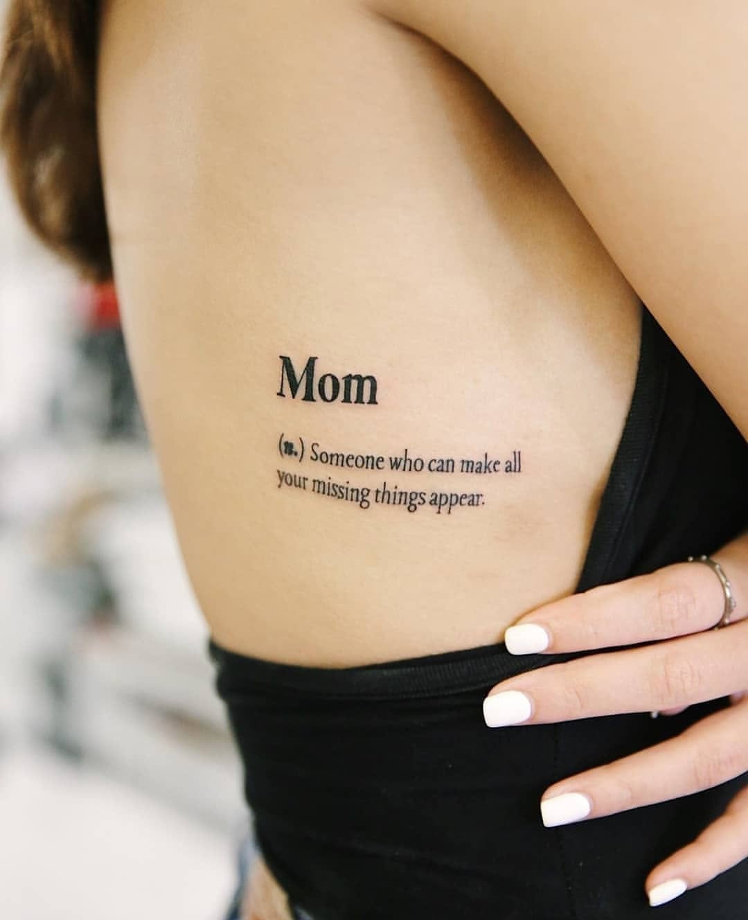 Meaningful Mom Tattoo with Definition