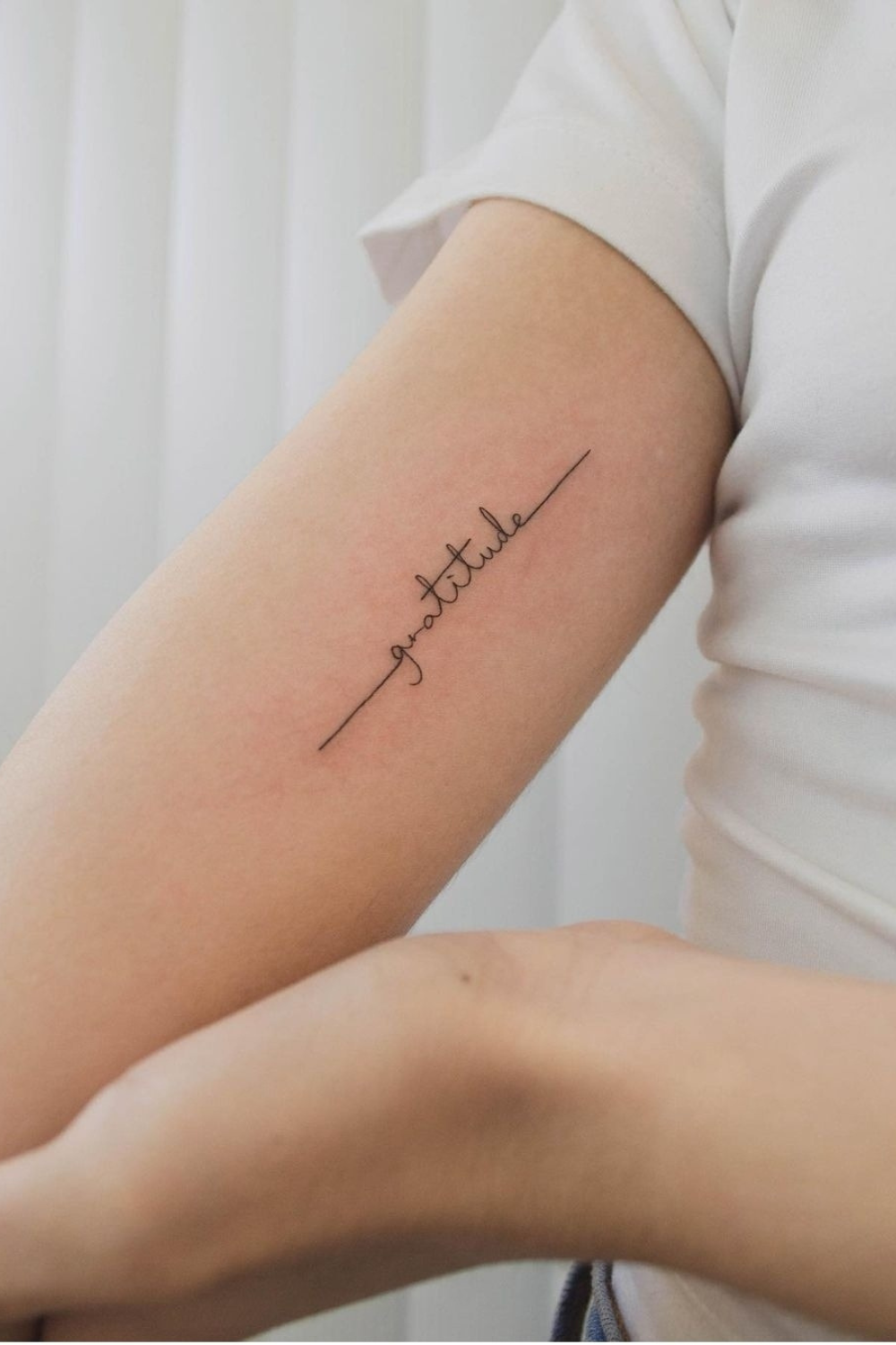 Gratitude tattoo