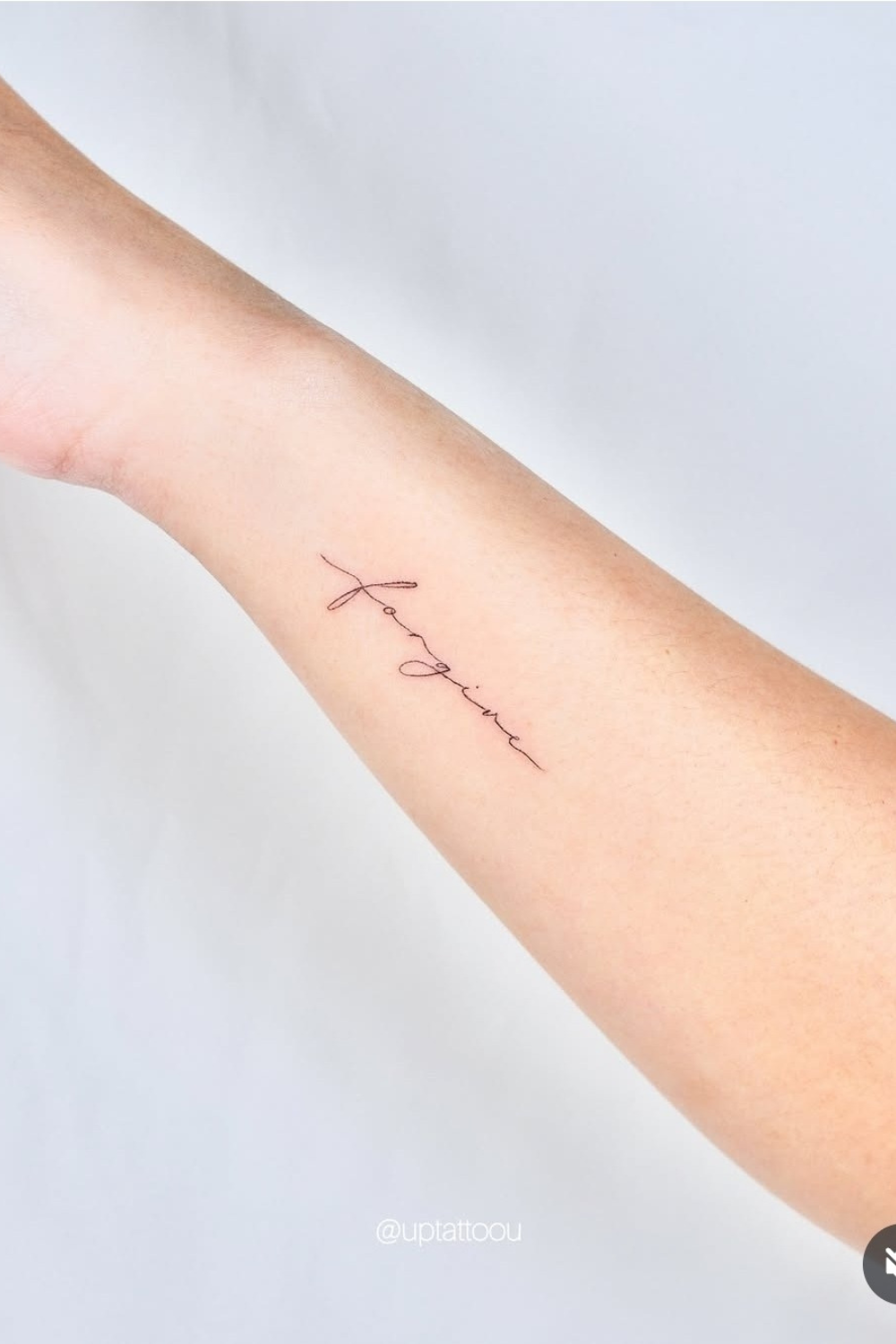 Forgive tattoo