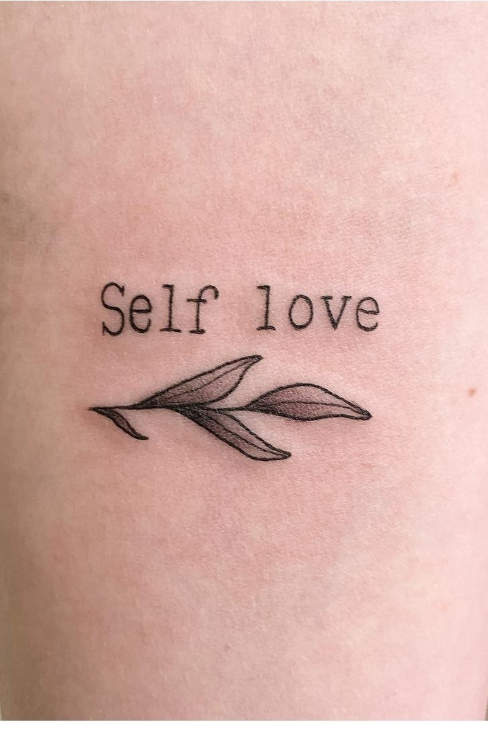Self love tattoo