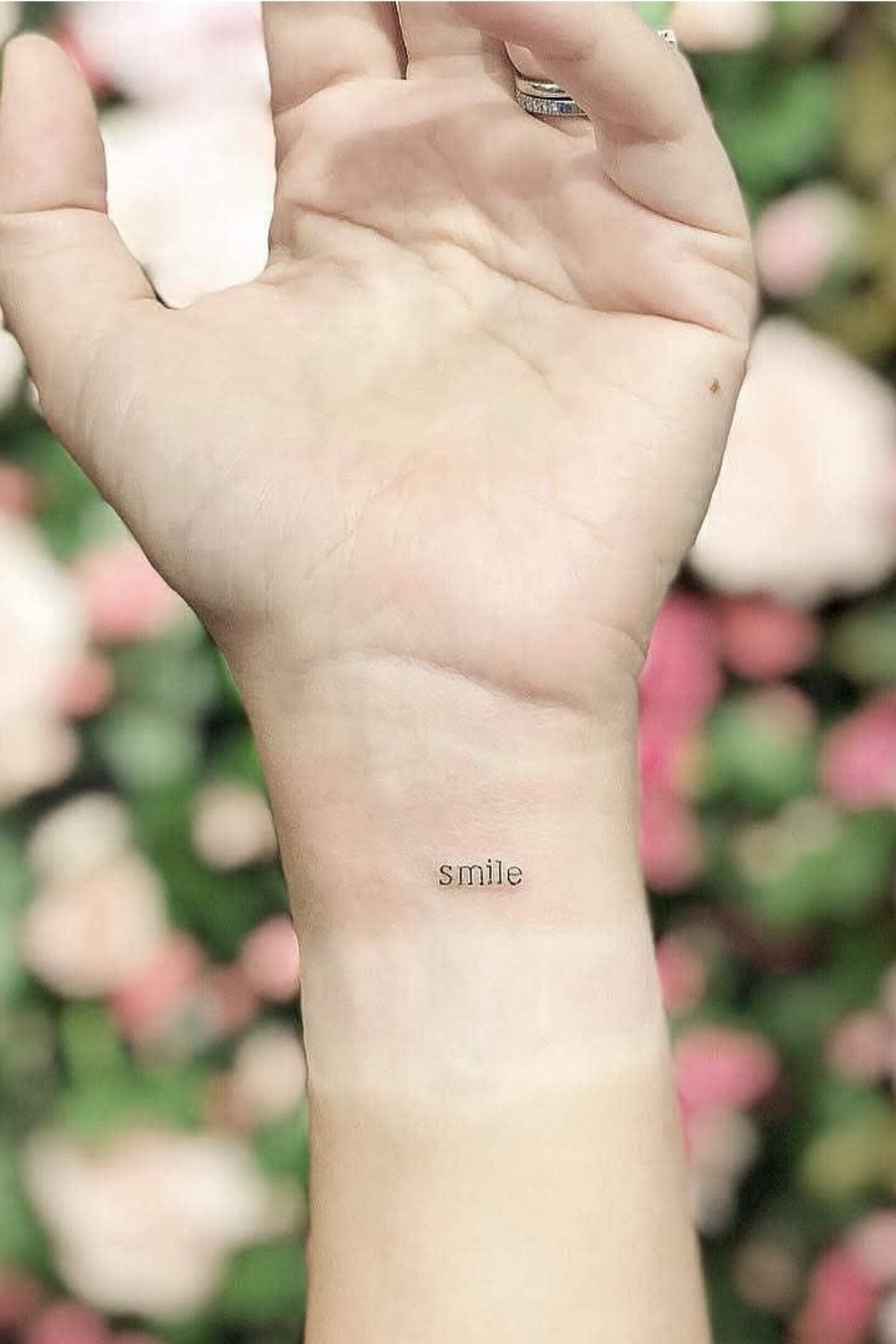 Smile tattoo