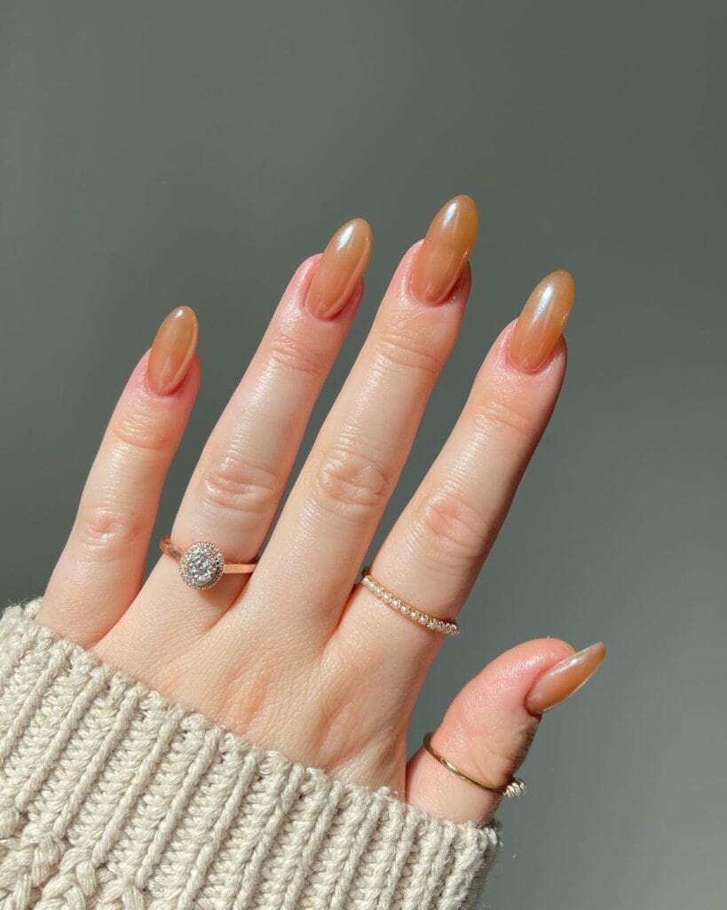 Glazed Fall Mani