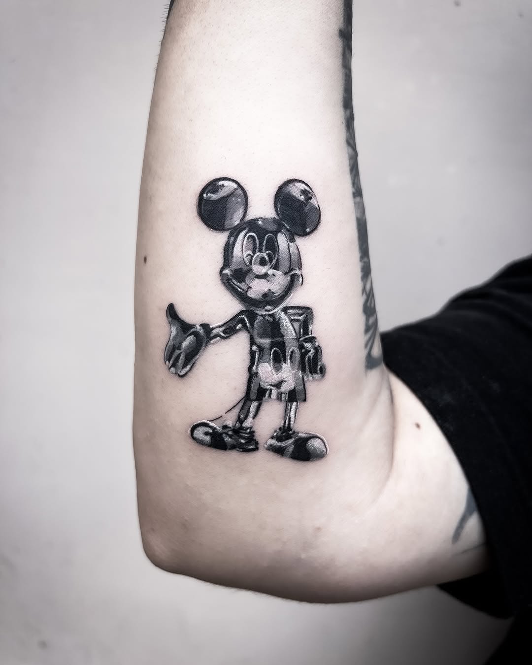 Classic Mickey Mouse Tattoo Design Inspiration