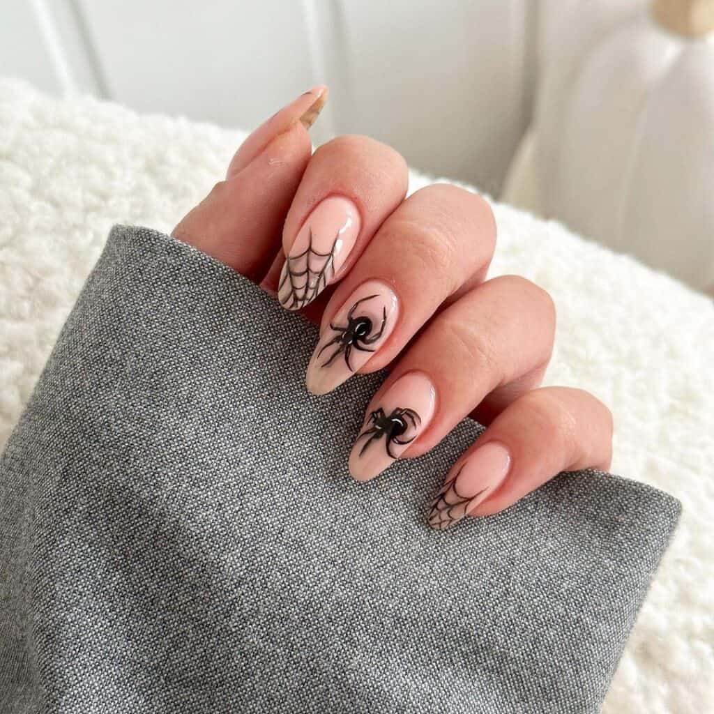 Warning containing Spiders