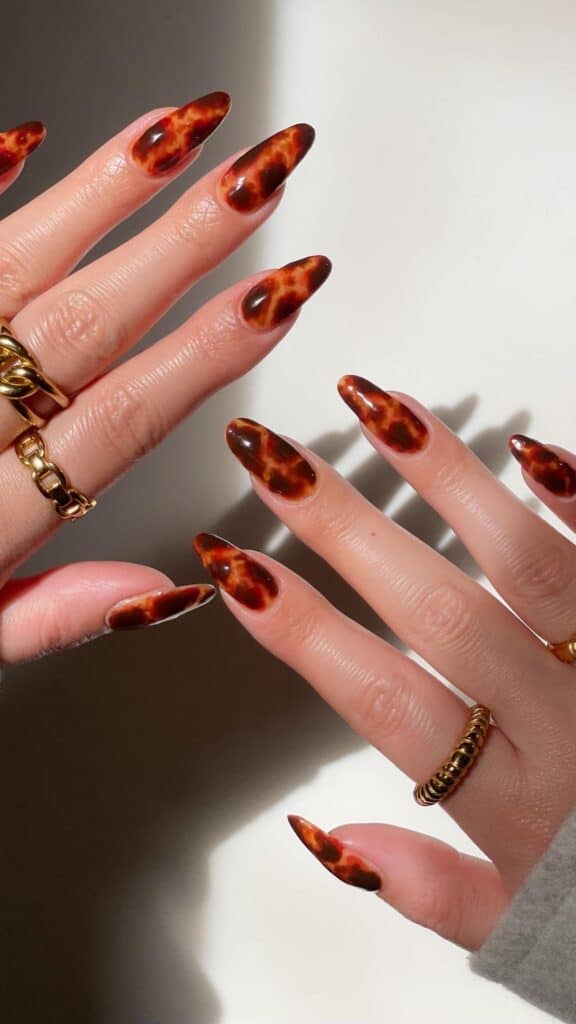 Traditional Tortoise Shell Nails