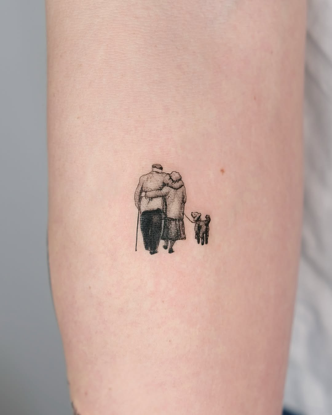 Whimsical grandparents' love captured in ink