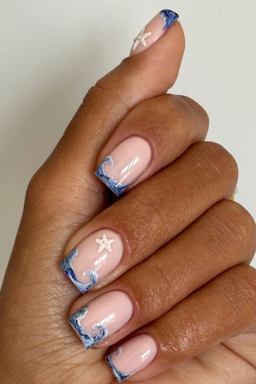 37 Sandy Chic Beach Nails That'll Impress The Hell Out Of People