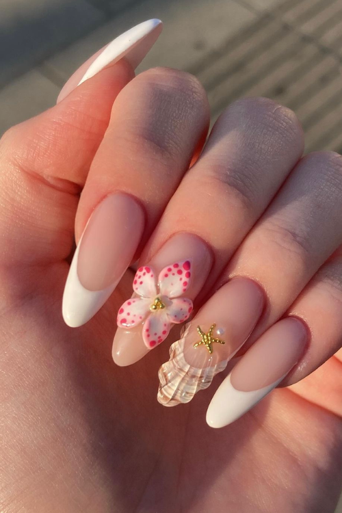 37 Sandy Chic Beach Nails That'll Impress The Hell Out Of People