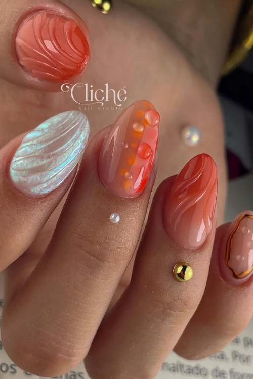 37 Sandy Chic Beach Nails That'll Impress The Hell Out Of People