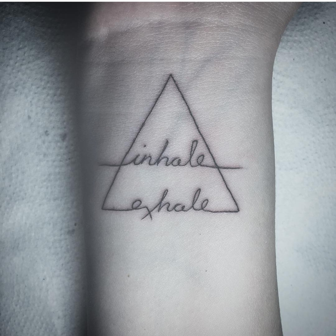 Inhale Exhale Tattoo