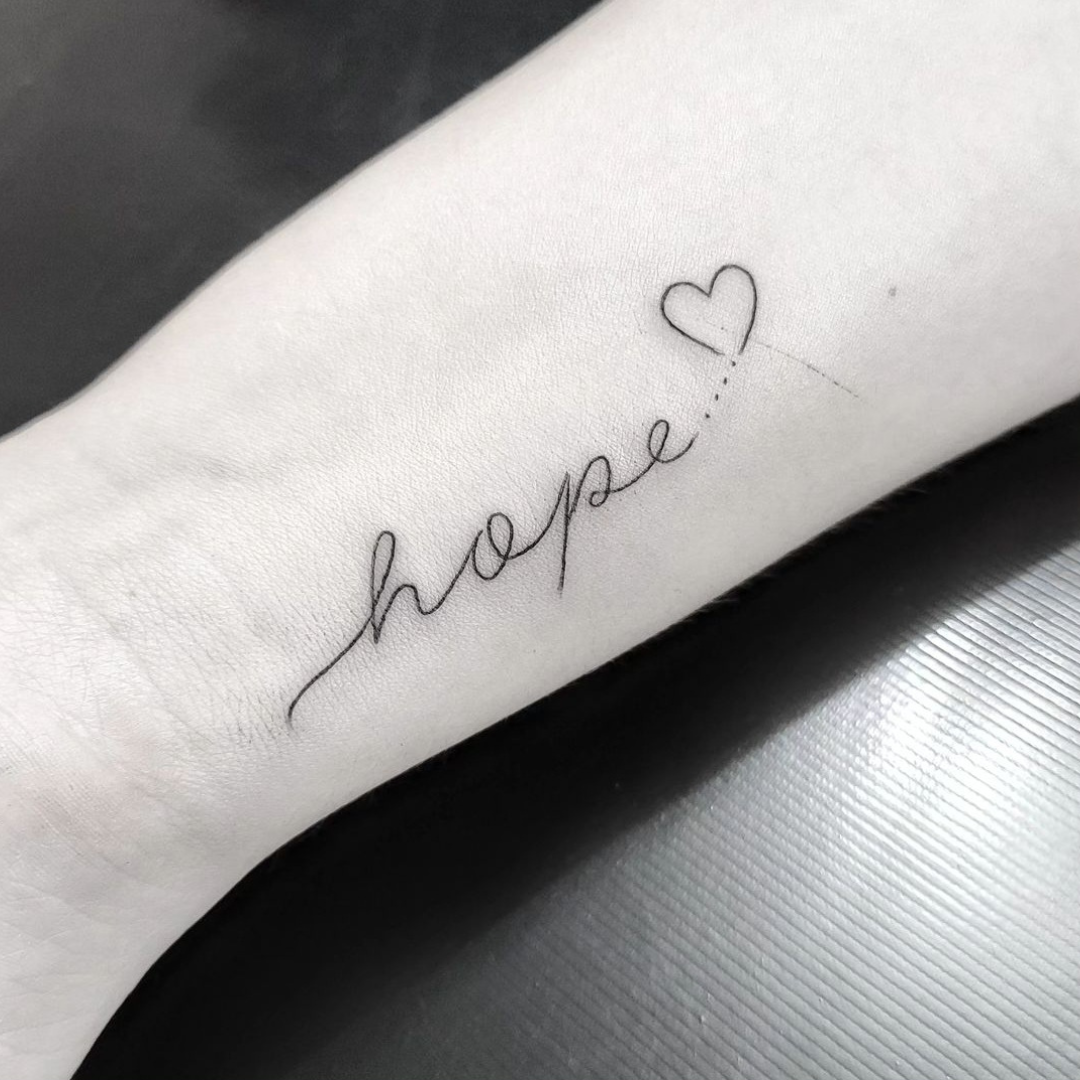 Hope tattoo for Anxiety