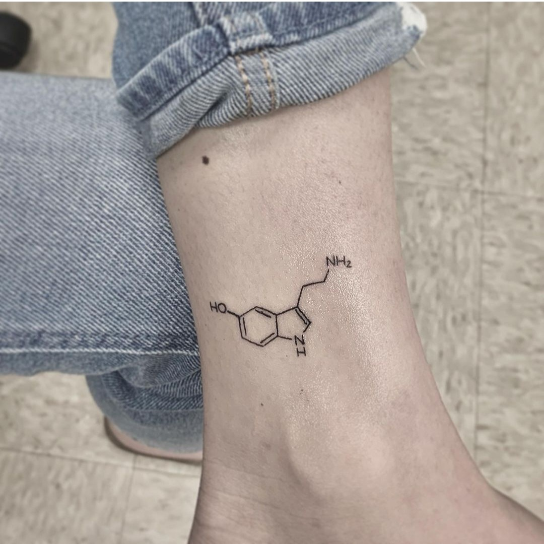 Serotonin tattoo