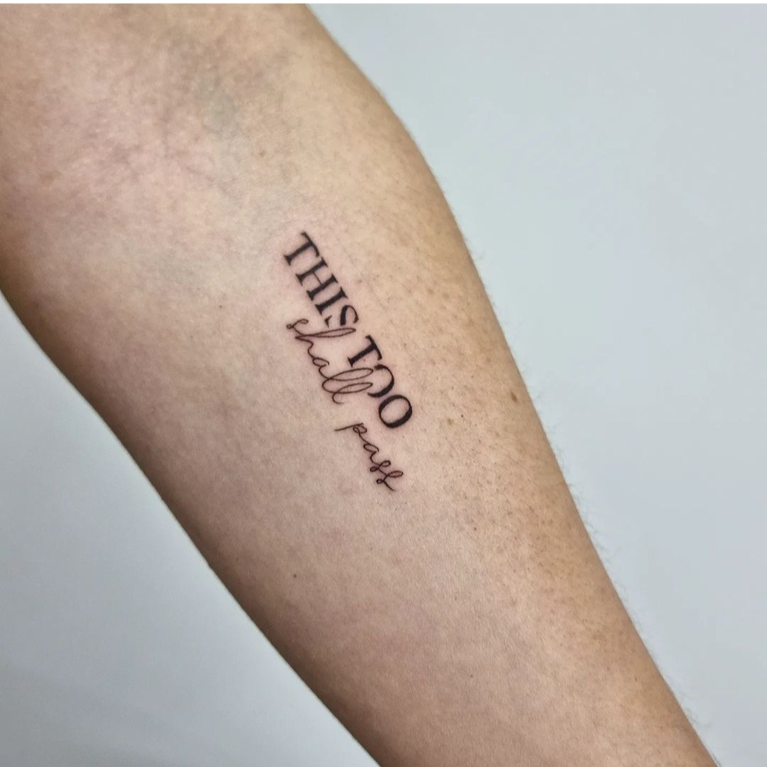 This too shall pass tattoo