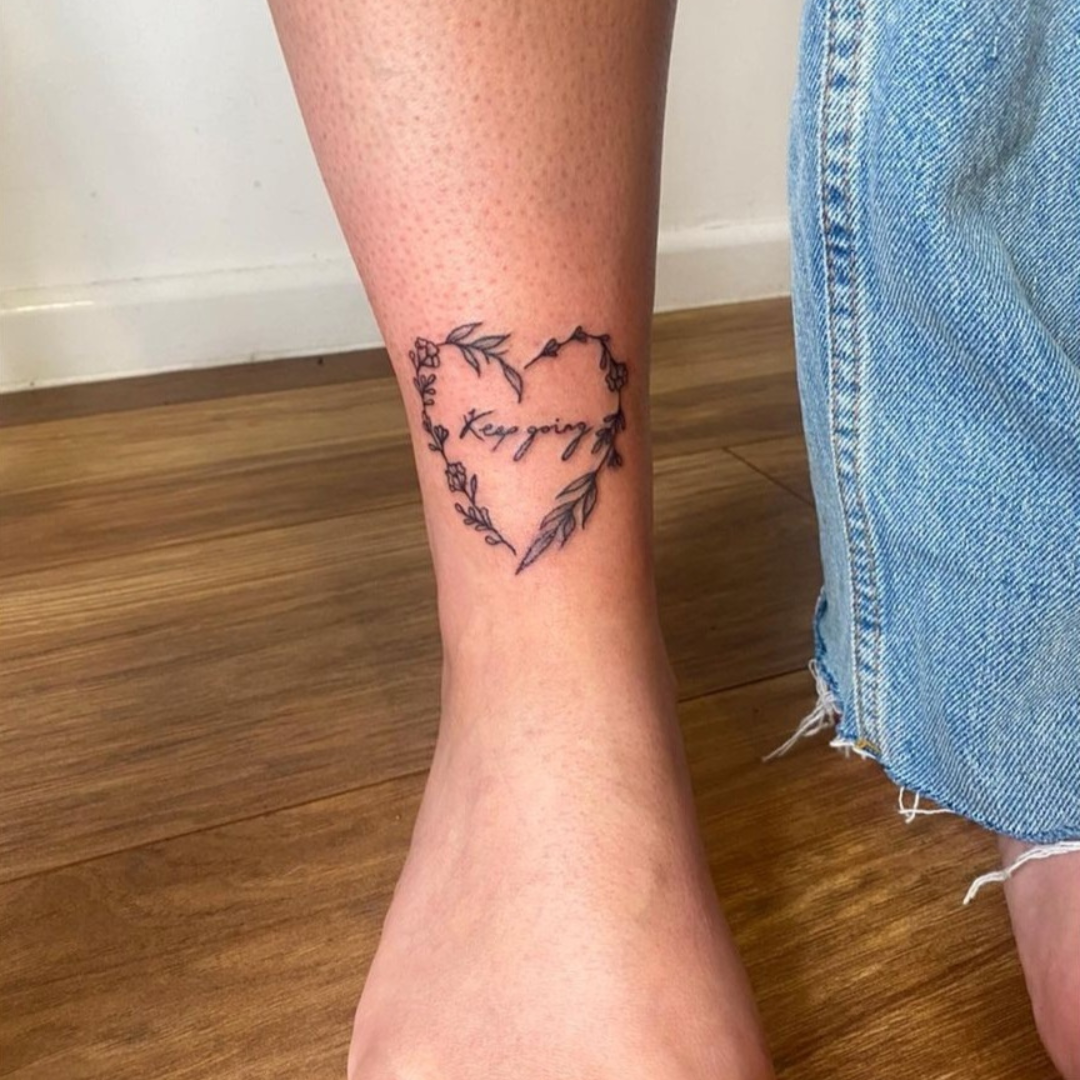 Keep going tattoo