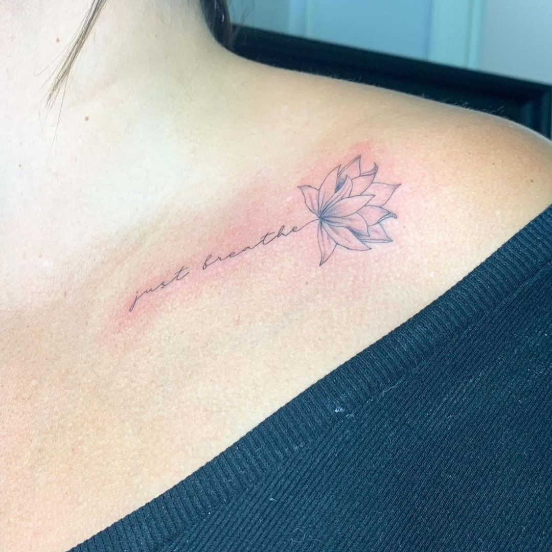 Just breathe Tattoo