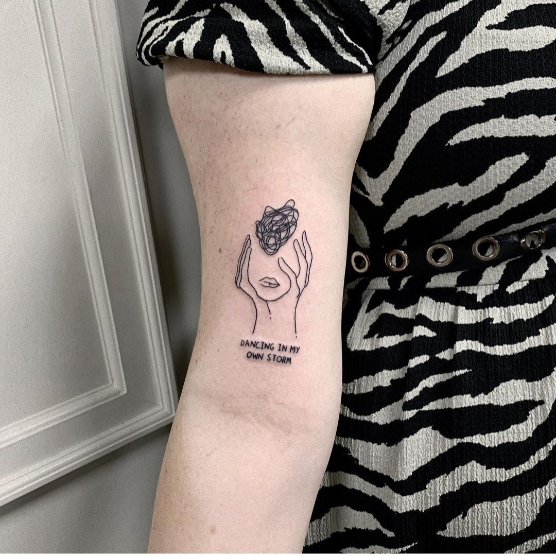 Dancing in my own thoughts tattoo