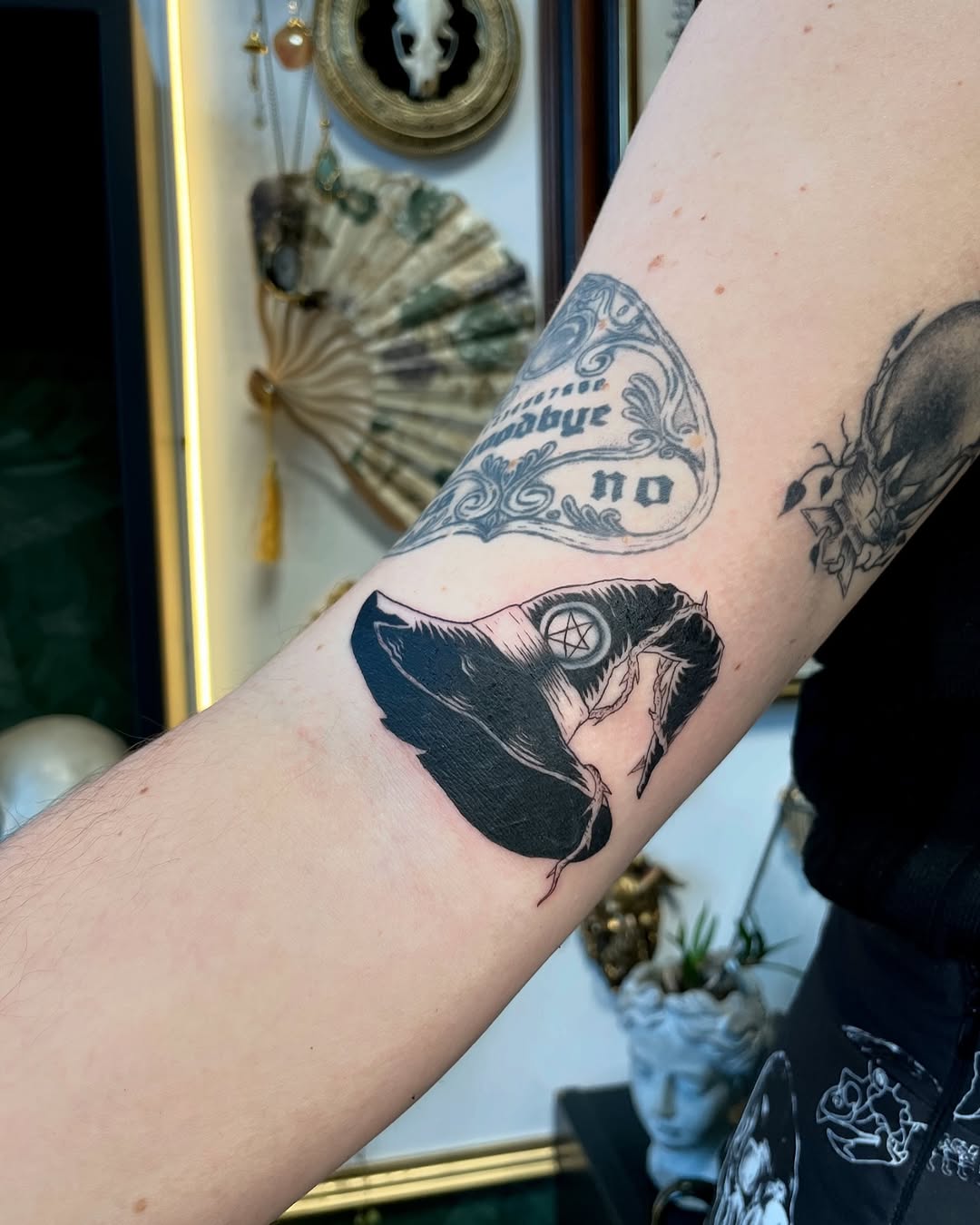 Intricate Design of a Mystic Hand with Symbolism