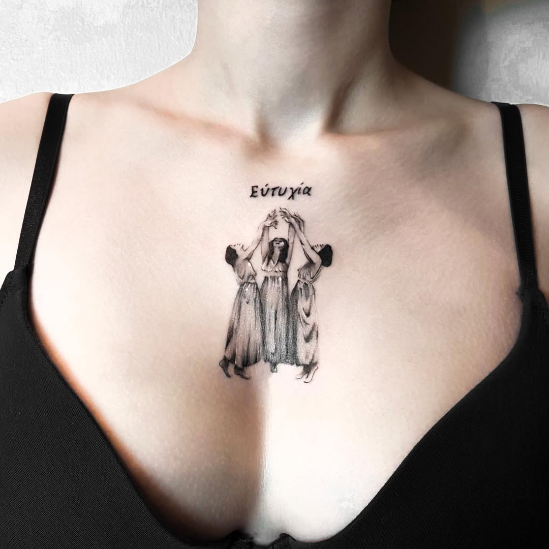 Greek Mythology-Inspired Witchy Tattoo Design