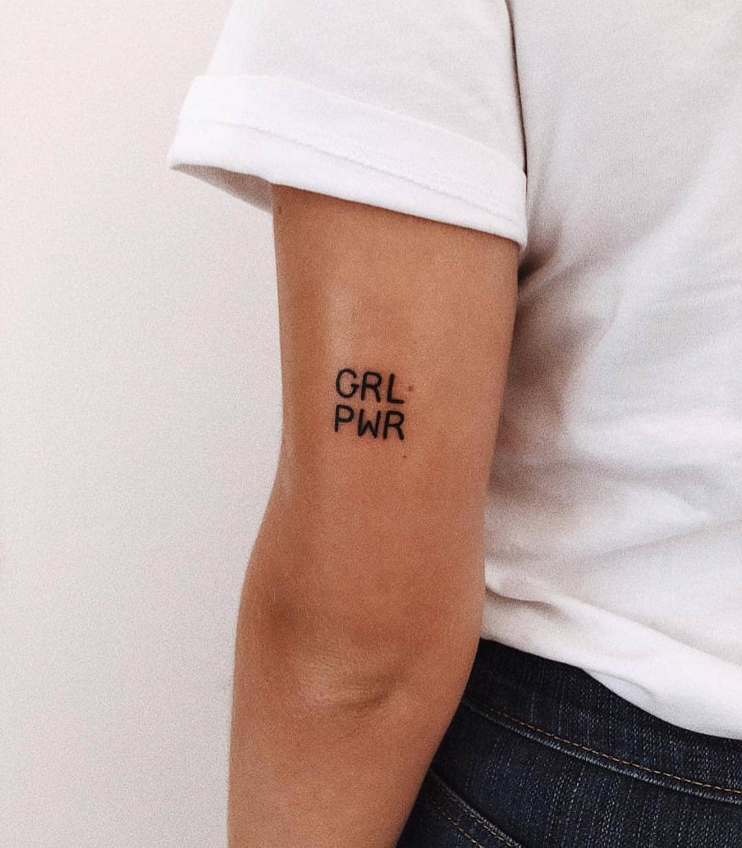 Empowering Quote Tattoo for Feminist Vibes