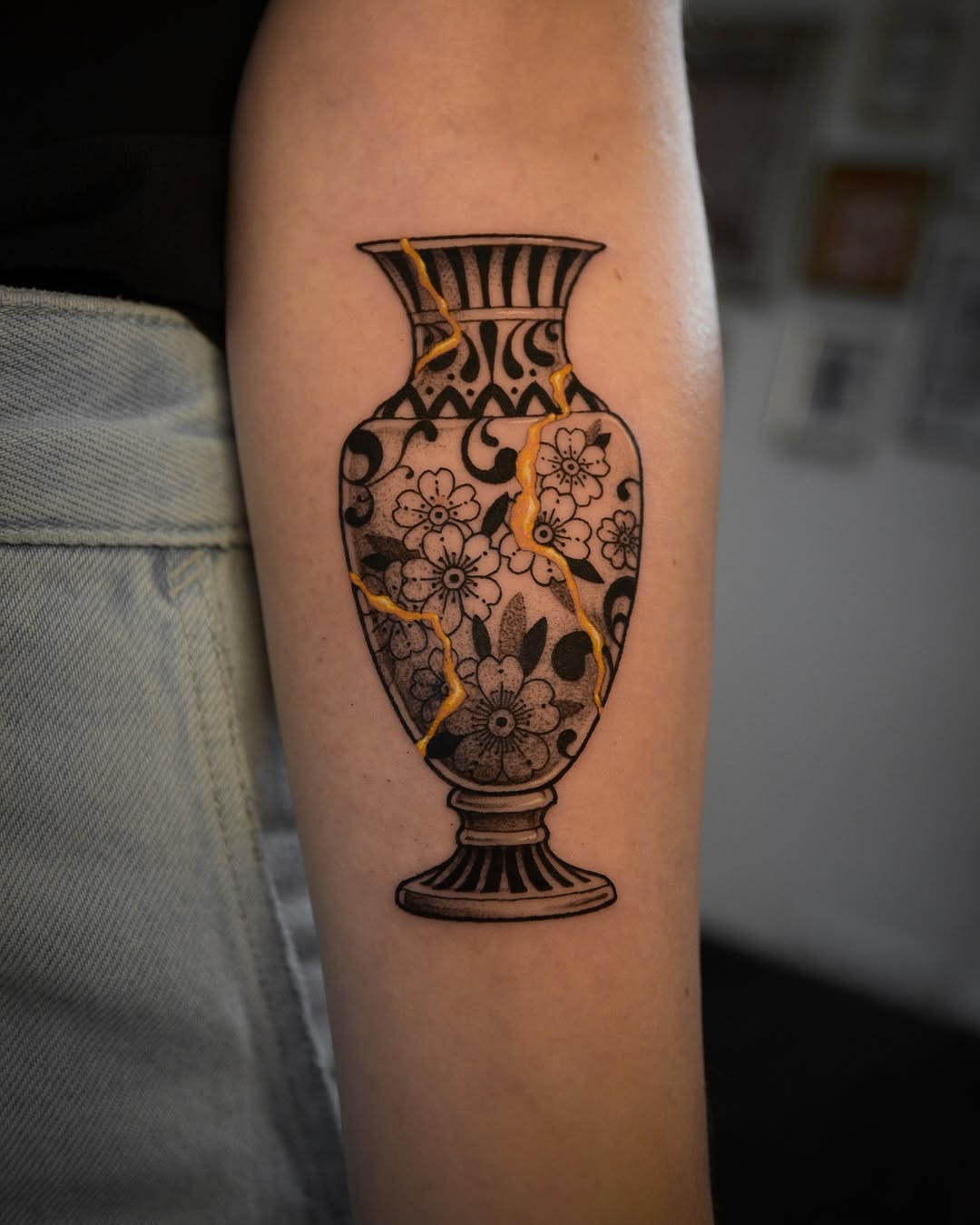 Artistry of Kintsugi on Skin