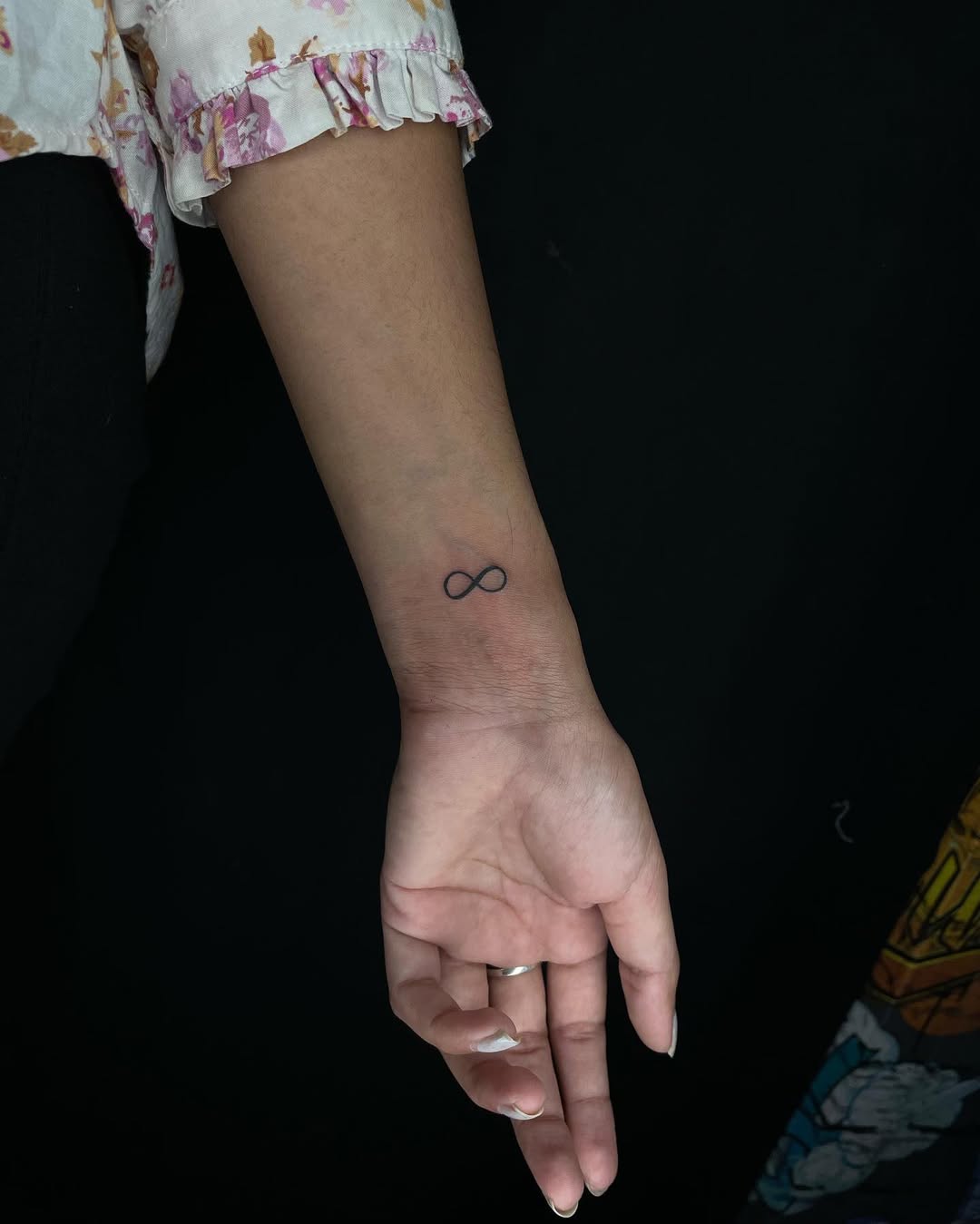Minimalist Infinity Tattoo on Inner Wrist