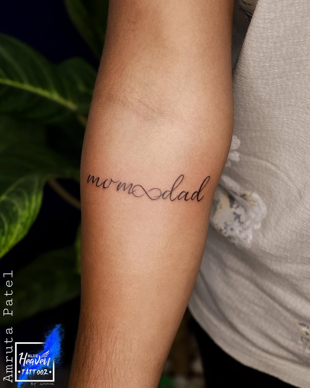 Meaningful Infinity Tattoo for Parents