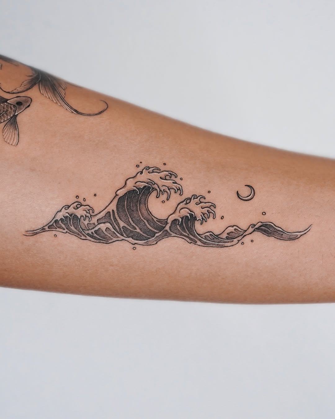 Artistic Wave Tattoo