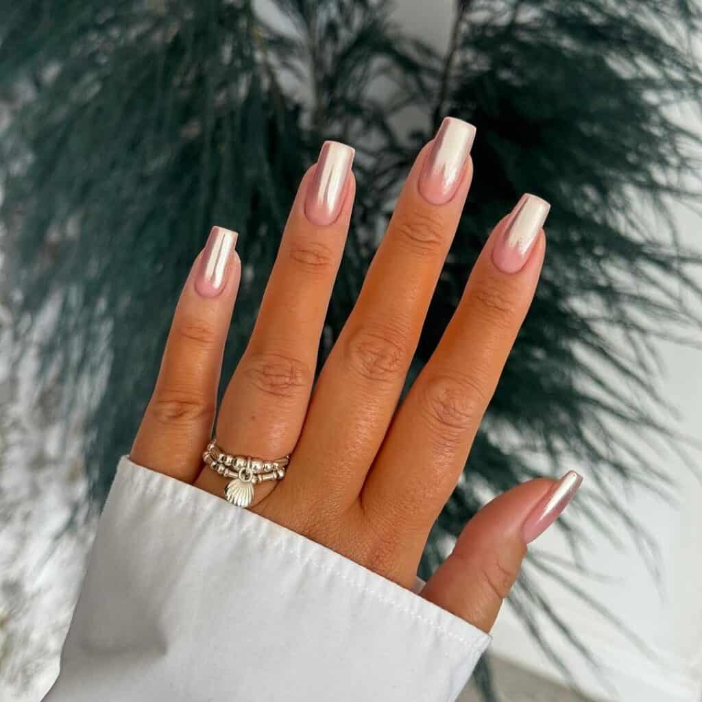 Ombre Chrome Nails