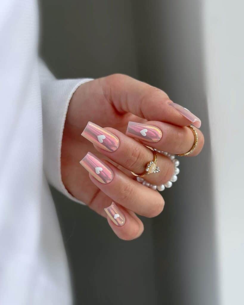 Glass me Rainbow Nails