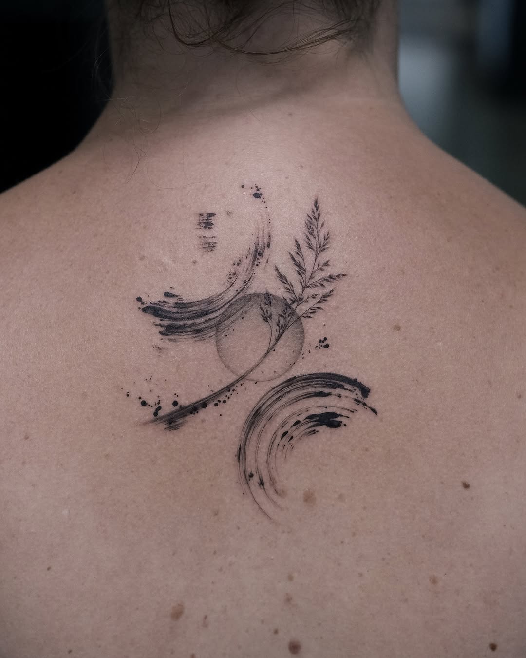 Artful blend of nature and abstract geometry