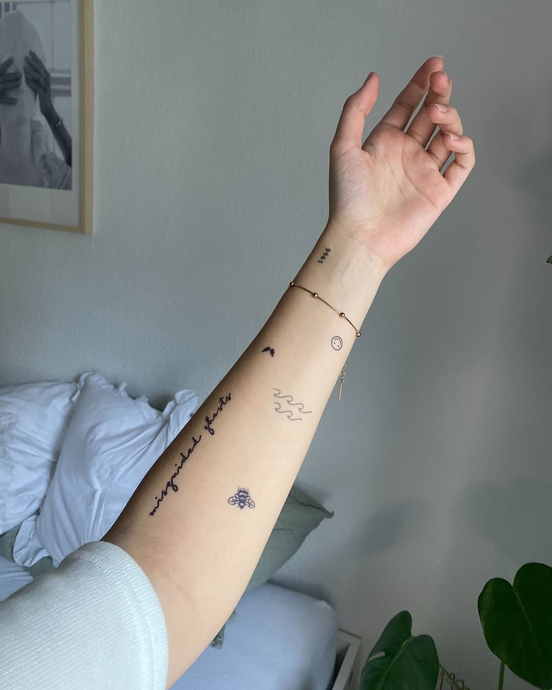 Elegant minimalist tattoos enhancing personal expression