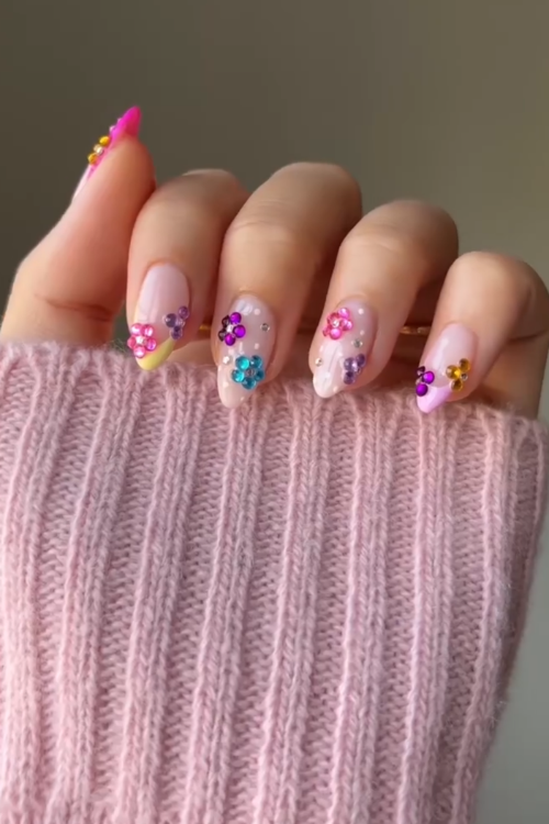 Bling Alert! 44 Rhinestone Nail Art Ideas to Add That Extra Zing!