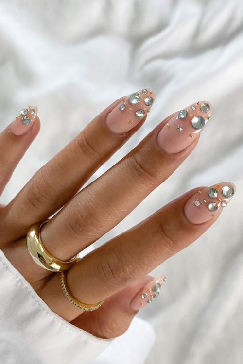 Bling Alert! 44 Rhinestone Nail Art Ideas to Add That Extra Zing!